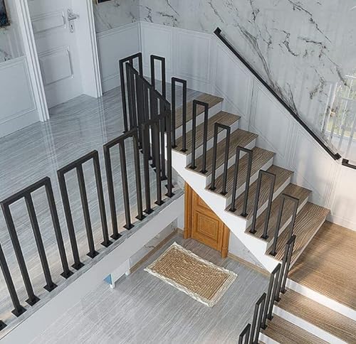 BAICHUN Handläufe Treppe U-förmige Schmiedeeisen-treppengeländer Nordisch Moderne, Rutschende Dekorative Zaun Für Villen Balcones Korridore Apartments Leicht Zu Versammeln(Size:35cm) von BAICHUN