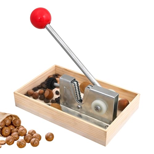 BAIFULAI Nussknacker Walnussknacker, Nussknacker Walnüsse mit Hebel-Funktion, Grönverstellbar, Einfaches Schälen verschiedener Nüsse, Haselnussknacker, Für Haselnüsse, Paranüsse, Mandeln, Pekannüsse BAIFULAI Nussknacker Walnussknacker, Nussknacker Walnüsse mit Hebel-Funktion, Grönverstellbar, Einfaches Schälen verschiedener Nüsse, Haselnussknacker, Für Haselnüsse, Paranüsse, Mandeln, Pekannüsse von BAIFULAI