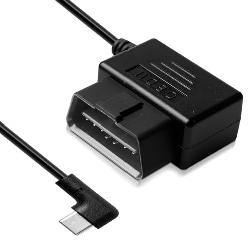 BAIFULAI OBD Stromkabel für Dash Kamera, Typ C 12-24V auf 5V 3,5m Stromkabel Adapter Hardwire Ladegerät Kabel 24-Stunden Überwachung unterstützt für Autokamera BAIFULAI OBD Stromkabel für Dash Kamera, Typ C 12-24V auf 5V 3,5m Stromkabel Adapter Hardwire Ladegerät Kabel 24-Stunden Überwachung unterstützt für Autokamera von BAIFULAI