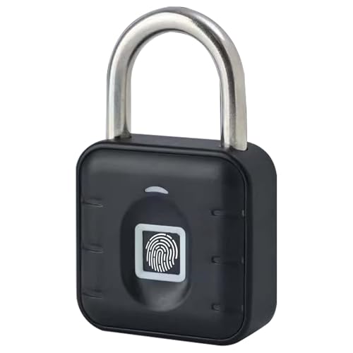 Fingerabdruck Schloss, Schloss mit Fingerabdruck und APP, IP67 wasserdicht Vorhängeschloss Fingerabdruck, Elektronik Fingerprint Smart Kann 20 Sätze Fingerabdrücke speichern Lock für Gym, Büro Fingerabdruck Schloss, Schloss mit Fingerabdruck und APP, IP67 wasserdicht Vorhängeschloss Fingerabdruck, Elektronik Fingerprint Smart Kann 20 Sätze Fingerabdrücke speichern Lock für Gym, Büro von BAIFULAI