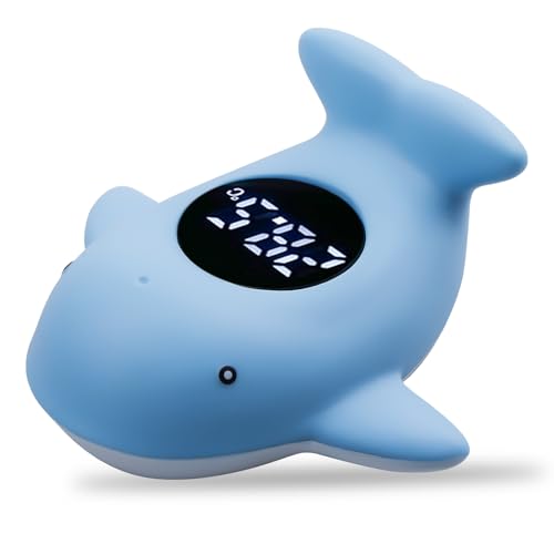 Wal Badethermometer Baby: Digitales Thermometer Badewanne Schnelle und Genaue Thermometer Badewanne Baby Badethermometer für Kleinkinder schwimmendes Badespielzeug von BAIFULAI