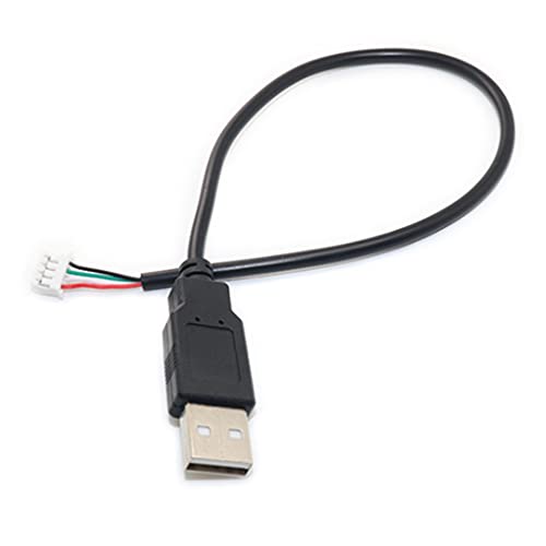 BAIRU Copper Core PH2.0 Buchse auf USB 2.0 Stecker auf 4 Pin Datenkabel, hohe Übertragung, 30 cm, PVC + Messingdraht von BAIRU