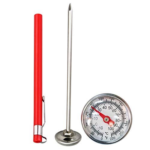 BAIRU Thermometer-Stift mit hoher Genauigkeit, Temperaturmesser, ℃/℉ Skala für Verbrühungen von Milchherstellung, Süßigkeiten von BAIRU