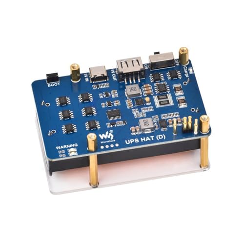 Multi Batterie Schaltkreise Stabiles 5-V USB Ausgangsnetzteil UPS HAT Für Raspberry 3/3B+/4B Board Mit Batterieladegerät Lieferumfang Enthalten von BAIRU