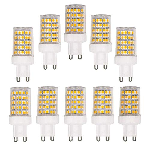 BAISHICHENG G9 10W Keramiksockel LED Glühbirne(Ersatz der G9 100W Halogenlampe) Nicht Dimmbare Glühlampe 3000K Warmweiß 1000LM Beleuchtung 10 Packungen von BAISHICHENG