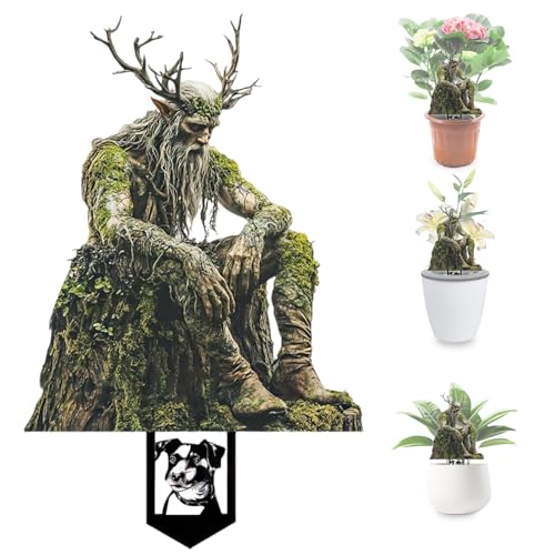 BAISHUWU Waldgeist Garden Stakes, Waldgeist Dekostecker, 2D Waldgeist Garten Dekofigur, Waldgeist Dekorative Skulpturen, 2D Gartenstecker Waldgeist aus Acryl, für Innen und Außen, Hof Rasen BAISHUWU Waldgeist Garden Stakes, Waldgeist Dekostecker, 2D Waldgeist Garten Dekofigur, Waldgeist Dekorative Skulpturen, 2D Gartenstecker Waldgeist aus Acryl, für Innen und Außen, Hof Rasen von BAISHUWU