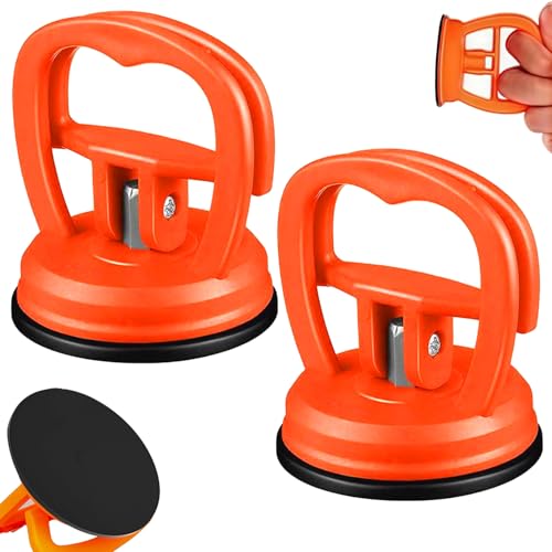 Beulenzieher Auto 2er Set, Heavy Duty Saugheber, Auto Dent Saugnapf, Vakuumsauger Gummisauger, Dellen Reparaturset mit Starker Saugkraft, für Die Reparatur von Autodellen, Glas, Bildschirm, Fliesen von BAISHUWU