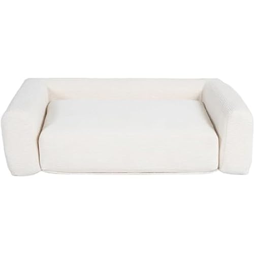 BAÏTA Beau Rivage® Hundebett Leonard, Cordstoff, Beige, Größe S von BAÏTA