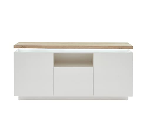 BAÏTA Cosmos LED Sideboard, Metall Holzwerkstoff, L160cm von BAÏTA