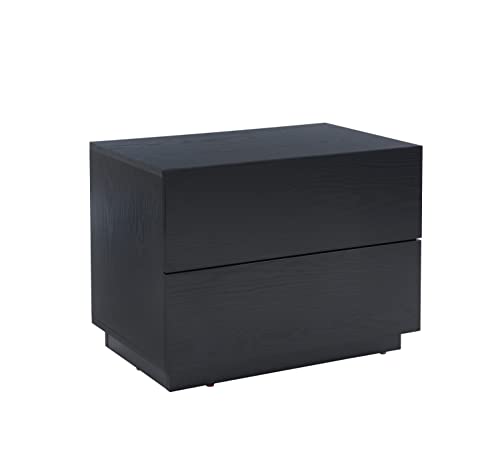 BAÏTA Morphee LED-Nachttisch, 2 Schubladen, Schwarz von BAÏTA