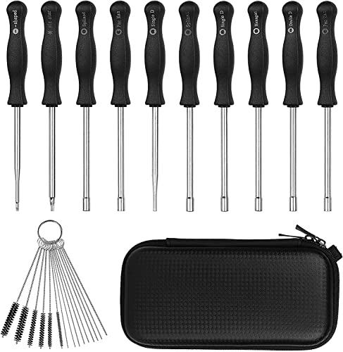 10PCS Vergaser Reinigung Werkzeug Schraubendreher Kit für Common 2-Zyklus Vergaser Einstellung Kleine Motor Carb Tune up Einstellwerkzeug Carb Tool Kit von BAITHNA