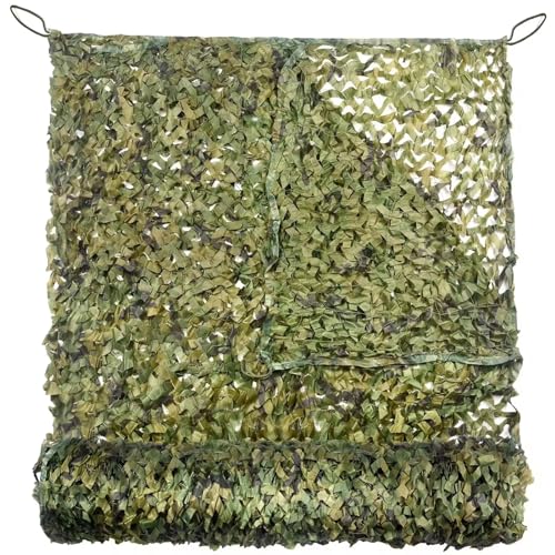 Tarnnetz Camouflage Netz - Multifunktional für Jagd, Wildcampen, Outdoor, Garten Party Dekoration & Sonnenschutz - Aus hochwertigem Oxford-Stoff - Ideal als Sichtschutz mehrfarbig(Color:J,Size:3*8) von BAITUB