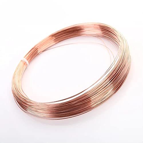 BAIWANLIN T2 Reiner Kupferdraht Rund Massiv Kupferdraht Rund Hochleistung Gute Leitfähigkeit Für Draht und Kabel Gewicht: 1 kg,0.4mm*1kg von BAIWANLIN
