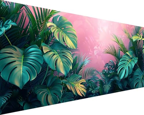 Malen Nach Zahlen Blatt Malen Nach Zahlen Erwachsene Palmblätter Paint by Numbers Kits mit 3 - Pinseln und Acrylfarben Handgemalt Ölgemälde Farbige Leinwand Set, Geschenke für Frauen 80x160cm i3-7Z Malen Nach Zahlen Blatt Malen Nach Zahlen Erwachsene Palmblätter Paint by Numbers Kits mit 3 - Pinseln und Acrylfarben Handgemalt Ölgemälde Farbige Leinwand Set, Geschenke für Frauen 80x160cm i3-7Z von BAIYAACO