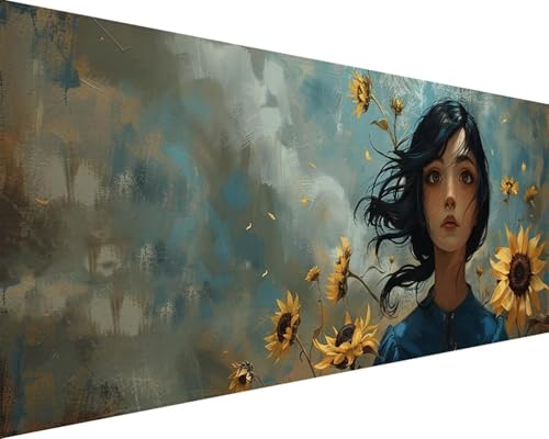 Malen Nach Zahlen Blume Malen Nach Zahlen Erwachsene Mädchen Paint by Numbers Kits mit 3 - Pinseln und Acrylfarben Handgemalt Ölgemälde Farbige Leinwand Set, Geschenke für Frauen 50x100cm e3-232 Malen Nach Zahlen Blume Malen Nach Zahlen Erwachsene Mädchen Paint by Numbers Kits mit 3 - Pinseln und Acrylfarben Handgemalt Ölgemälde Farbige Leinwand Set, Geschenke für Frauen 50x100cm e3-232 von BAIYAACO