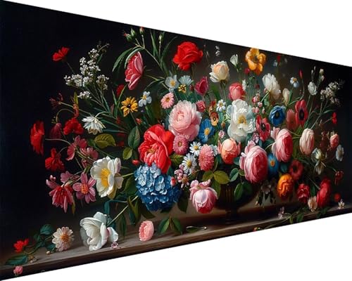 Malen Nach Zahlen Blume Malen Nach Zahlen Erwachsene Rose Paint by Numbers mit 3 Pinseln und Acrylfarben Handgemalt Ölgemälde Farbige Leinwand Set, Geschenke für Frauen, Zimmer Deko 100x200cm c3-62 Malen Nach Zahlen Blume Malen Nach Zahlen Erwachsene Rose Paint by Numbers mit 3 Pinseln und Acrylfarben Handgemalt Ölgemälde Farbige Leinwand Set, Geschenke für Frauen, Zimmer Deko 100x200cm c3-62 von BAIYAACO