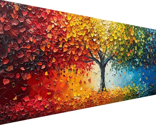 Malen Nach Zahlen Erwachsene Baum Malen Nach Zahlen Baum des Lebens Paint by Numbers Farbige Leinwand mit Pinselset Acrylfarben Kreativ Set für Erwachsene, Home Wand Deko Wohnzimmer 50x100cm b4-181 Malen Nach Zahlen Erwachsene Baum Malen Nach Zahlen Baum des Lebens Paint by Numbers Farbige Leinwand mit Pinselset Acrylfarben Kreativ Set für Erwachsene, Home Wand Deko Wohnzimmer 50x100cm b4-181 von BAIYAACO