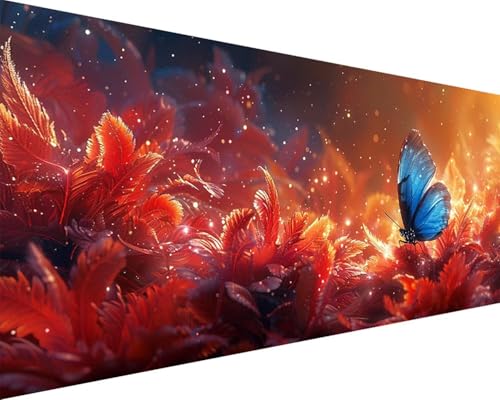 Malen Nach Zahlen Erwachsene Blume Malen Nach Zahlen Schmetterling Paint by Numbers Farbige Leinwand mit Pinselset Acrylfarben Kreativ Set für Erwachsene, Home Wand Deko Wohnzimmer 50x100cm c4-10C Malen Nach Zahlen Erwachsene Blume Malen Nach Zahlen Schmetterling Paint by Numbers Farbige Leinwand mit Pinselset Acrylfarben Kreativ Set für Erwachsene, Home Wand Deko Wohnzimmer 50x100cm c4-10C von BAIYAACO