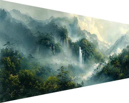 Malen Nach Zahlen Erwachsene Landschaft Malen Nach Zahlen Fallen Paint by Numbers Farbige Leinwand mit Pinselset Acrylfarben Kreativ Set für Kinder, Home Wand Deko Wohnzimmer Geschenke 100x200cm r4-9H Malen Nach Zahlen Erwachsene Landschaft Malen Nach Zahlen Fallen Paint by Numbers Farbige Leinwand mit Pinselset Acrylfarben Kreativ Set für Kinder, Home Wand Deko Wohnzimmer Geschenke 100x200cm r4-9H von BAIYAACO