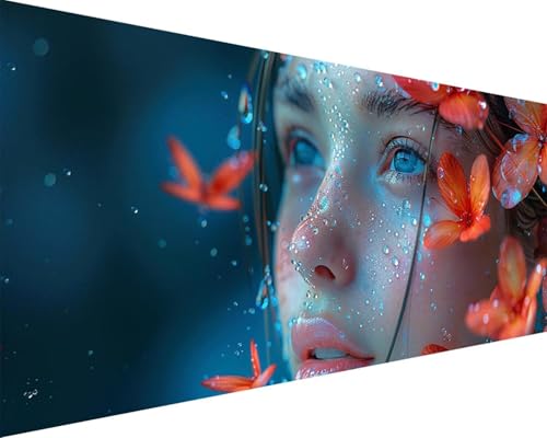 Malen Nach Zahlen Erwachsene Mädchen Malen Nach Zahlen Blume Paint by Numbers Farbige Leinwand mit Pinselset Acrylfarben Kreativ Set für Erwachsene, Home Wand Deko Wohnzimmer Geschenke 40x80cm r4-26Y Malen Nach Zahlen Erwachsene Mädchen Malen Nach Zahlen Blume Paint by Numbers Farbige Leinwand mit Pinselset Acrylfarben Kreativ Set für Erwachsene, Home Wand Deko Wohnzimmer Geschenke 40x80cm r4-26Y von BAIYAACO