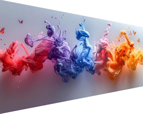 Malen Nach Zahlen Erwachsene Regenbogen Malen Nach Zahlen Schmetterling Paint by Numbers Farbige Leinwand mit Pinselset Acrylfarben Kreativ Set für Erwachsene, Home Wand Deko Geschenke 80x160cm a4-2E Malen Nach Zahlen Erwachsene Regenbogen Malen Nach Zahlen Schmetterling Paint by Numbers Farbige Leinwand mit Pinselset Acrylfarben Kreativ Set für Erwachsene, Home Wand Deko Geschenke 80x160cm a4-2E von BAIYAACO