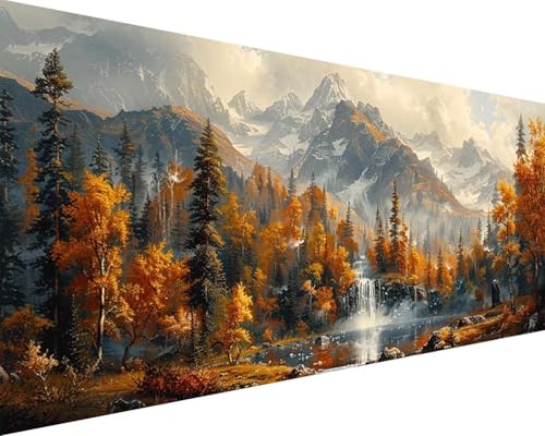 Malen Nach Zahlen Fallen Malen Nach Zahlen Erwachsene Landschaft Paint by Numbers Kits mit 3 - Pinseln und Acrylfarben Handgemalt Ölgemälde Farbige Leinwand Set, Geschenke für Frauen 100x200cm x3-43 Malen Nach Zahlen Fallen Malen Nach Zahlen Erwachsene Landschaft Paint by Numbers Kits mit 3 - Pinseln und Acrylfarben Handgemalt Ölgemälde Farbige Leinwand Set, Geschenke für Frauen 100x200cm x3-43 von BAIYAACO