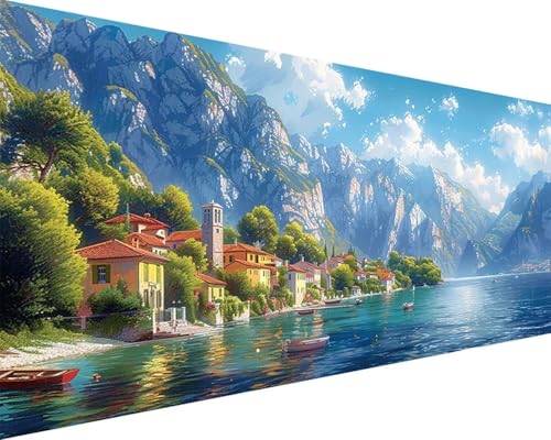 Malen Nach Zahlen Landschaft Malen Nach Zahlen Erwachsene Berg Paint by Numbers Kits mit 3 - Pinseln und Acrylfarben Handgemalt Ölgemälde Farbige Leinwand Set, Geschenke für Frauen 30x60cm g3-15T Malen Nach Zahlen Landschaft Malen Nach Zahlen Erwachsene Berg Paint by Numbers Kits mit 3 - Pinseln und Acrylfarben Handgemalt Ölgemälde Farbige Leinwand Set, Geschenke für Frauen 30x60cm g3-15T von BAIYAACO