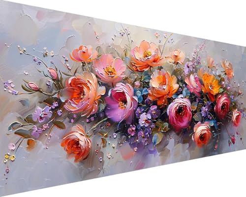 Malen Nach Zahlen Landschaft Malen Nach Zahlen Erwachsene Blume Paint by Numbers Kits mit 3 - Pinseln und Acrylfarben Handgemalt Ölgemälde Farbige Leinwand Set, Geschenke für Frauen 80x160cm u3-122 Malen Nach Zahlen Landschaft Malen Nach Zahlen Erwachsene Blume Paint by Numbers Kits mit 3 - Pinseln und Acrylfarben Handgemalt Ölgemälde Farbige Leinwand Set, Geschenke für Frauen 80x160cm u3-122 von BAIYAACO