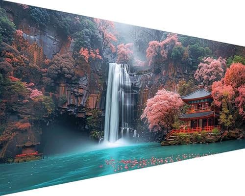 Malen Nach Zahlen Landschaft Malen Nach Zahlen Erwachsene Fallen Paint by Numbers Kits mit 3 - Pinseln und Acrylfarben Handgemalt Ölgemälde Farbige Leinwand Set, Geschenke für Frauen 30x60cm k3-34 Malen Nach Zahlen Landschaft Malen Nach Zahlen Erwachsene Fallen Paint by Numbers Kits mit 3 - Pinseln und Acrylfarben Handgemalt Ölgemälde Farbige Leinwand Set, Geschenke für Frauen 30x60cm k3-34 von BAIYAACO