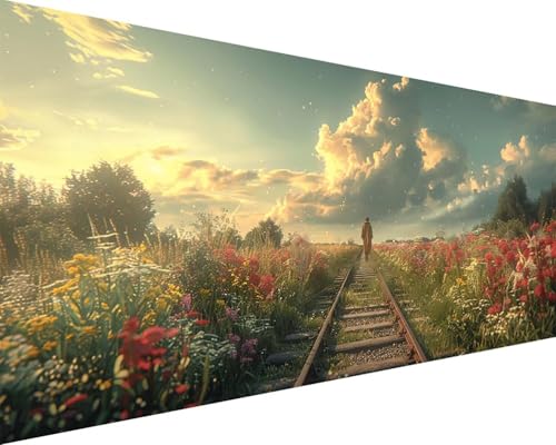 Malen Nach Zahlen Landschaft Malen Nach Zahlen Erwachsene Wolke Paint by Numbers Kits mit 3 - Pinseln und Acrylfarben Handgemalt Ölgemälde Farbige Leinwand Set, Geschenke für Frauen 80x160cm z3-158 Malen Nach Zahlen Landschaft Malen Nach Zahlen Erwachsene Wolke Paint by Numbers Kits mit 3 - Pinseln und Acrylfarben Handgemalt Ölgemälde Farbige Leinwand Set, Geschenke für Frauen 80x160cm z3-158 von BAIYAACO