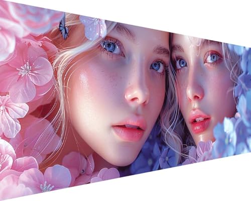 Malen Nach Zahlen Mädchen Malen Nach Zahlen Erwachsene Blume Paint by Numbers Kits mit 3 - Pinseln und Acrylfarben Handgemalt Ölgemälde Farbige Leinwand Set, Geschenke für Frauen 50x100cm g3-228 Malen Nach Zahlen Mädchen Malen Nach Zahlen Erwachsene Blume Paint by Numbers Kits mit 3 - Pinseln und Acrylfarben Handgemalt Ölgemälde Farbige Leinwand Set, Geschenke für Frauen 50x100cm g3-228 von BAIYAACO