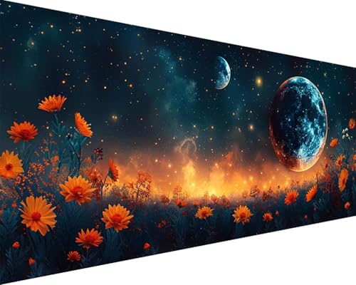 Malen Nach Zahlen Mond Malen Nach Zahlen Erwachsene Blume Paint by Numbers mit 3 Pinseln und Acrylfarben Handgemalt Ölgemälde Farbige Leinwand Set, Geschenke für Frauen, Zimmer Deko 40x80cm m3-197 Malen Nach Zahlen Mond Malen Nach Zahlen Erwachsene Blume Paint by Numbers mit 3 Pinseln und Acrylfarben Handgemalt Ölgemälde Farbige Leinwand Set, Geschenke für Frauen, Zimmer Deko 40x80cm m3-197 von BAIYAACO