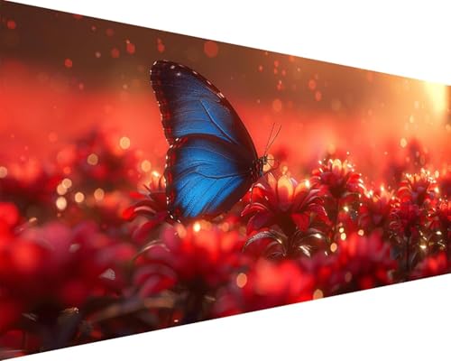 Malen Nach Zahlen Schmetterling Malen Nach Zahlen Erwachsene Blume Paint by Numbers Kits mit 3 - Pinseln und Acrylfarben Handgemalt Ölgemälde Farbige Leinwand Set, Geschenke für Frauen 80x160cm u3-23D Malen Nach Zahlen Schmetterling Malen Nach Zahlen Erwachsene Blume Paint by Numbers Kits mit 3 - Pinseln und Acrylfarben Handgemalt Ölgemälde Farbige Leinwand Set, Geschenke für Frauen 80x160cm u3-23D von BAIYAACO