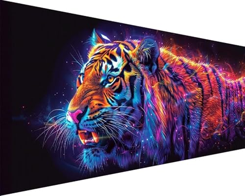 Malen Nach Zahlen Tier Malen Nach Zahlen Erwachsene Tiger Paint by Numbers mit 3 Pinseln und Acrylfarben Handgemalt Ölgemälde Farbige Leinwand Set, Geschenke für Frauen, Zimmer Deko 30x60cm j3-18U Malen Nach Zahlen Tier Malen Nach Zahlen Erwachsene Tiger Paint by Numbers mit 3 Pinseln und Acrylfarben Handgemalt Ölgemälde Farbige Leinwand Set, Geschenke für Frauen, Zimmer Deko 30x60cm j3-18U von BAIYAACO