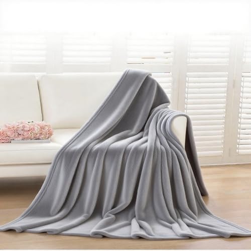 BAIYUNFC Kuscheldecke 110 x 240 cm Leicht, Weich, Atmungsaktiv, Wohn-Kuscheldecken für Mama, Frauen Und Freundin, Hellgrau BAIYUNFC Kuscheldecke 110 x 240 cm Leicht, Weich, Atmungsaktiv, Wohn-Kuscheldecken für Mama, Frauen Und Freundin, Hellgrau von BAIYUNFC