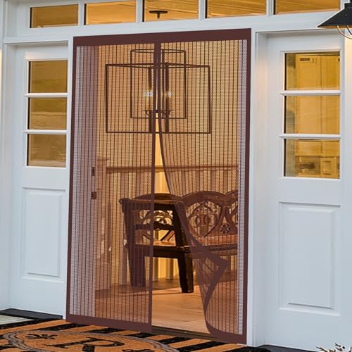 Magnet Fliegengitter Balkontür 84 x 208 cm Schützt vor Insekten Fliegengitter Terrassentür Automatisches Schließen für Schlafzimmer, Kinderzimmer, Braun Magnet Fliegengitter Balkontür 84 x 208 cm Schützt vor Insekten Fliegengitter Terrassentür Automatisches Schließen für Schlafzimmer, Kinderzimmer, Braun von BAIYUNFC