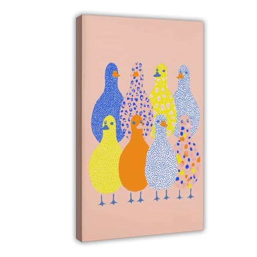 BAJHTGHG Bunte Ente Wandkunst, Leinwand-Poster, Wandkunstdruck, Bild, Gemälde, 30 x 45 cm BAJHTGHG Bunte Ente Wandkunst, Leinwand-Poster, Wandkunstdruck, Bild, Gemälde, 30 x 45 cm von BAJHTGHG