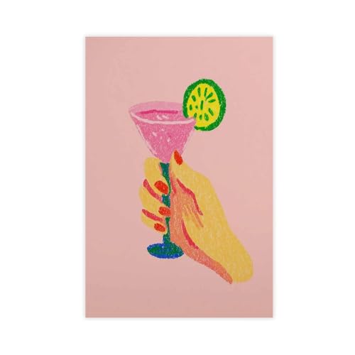 BAJHTGHG Buntes Cocktail-Leinwand-Poster, Wandkunstdruck, Bild, Gemälde, 20 x 30 cm BAJHTGHG Buntes Cocktail-Leinwand-Poster, Wandkunstdruck, Bild, Gemälde, 20 x 30 cm von BAJHTGHG