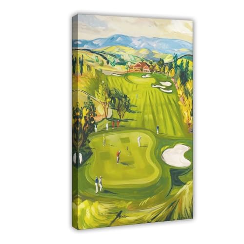 BAJHTGHG Golf-Wandkunst, Golfplatz-Poster, Wandkunstdruck, Bild, Gemälde, 20 x 30 cm BAJHTGHG Golf-Wandkunst, Golfplatz-Poster, Wandkunstdruck, Bild, Gemälde, 20 x 30 cm von BAJHTGHG