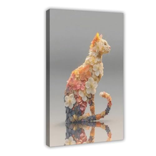 BAJHTGHG Kunstdruck auf Leinwand, Motiv: Katze, 60 x 90 cm BAJHTGHG Kunstdruck auf Leinwand, Motiv: Katze, 60 x 90 cm von BAJHTGHG