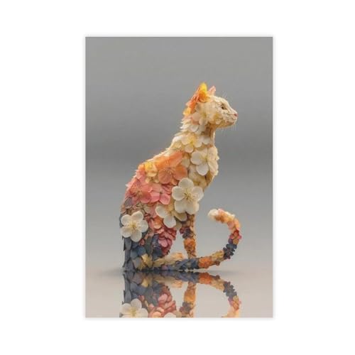 BAJHTGHG Kunstdruck auf Leinwand, Motiv: Katze, Wandkunstdruck, Bild, Gemälde, 20 x 30 cm BAJHTGHG Kunstdruck auf Leinwand, Motiv: Katze, Wandkunstdruck, Bild, Gemälde, 20 x 30 cm von BAJHTGHG