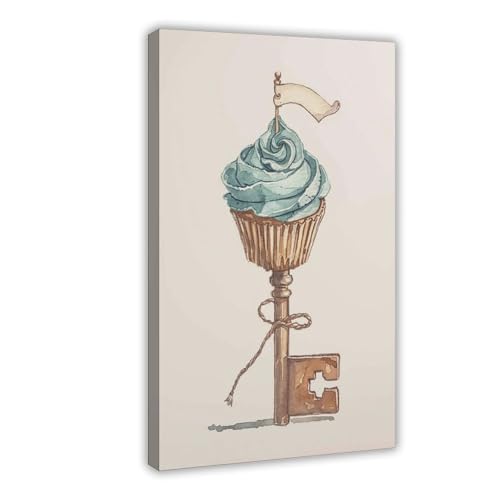 BAJHTGHG Leinwandposter mit Cupcake-Motiv, Schlafzimmer, Dekoration, Landschaftsdekoration, Geschenk, 20 x 30 cm BAJHTGHG Leinwandposter mit Cupcake-Motiv, Schlafzimmer, Dekoration, Landschaftsdekoration, Geschenk, 20 x 30 cm von BAJHTGHG