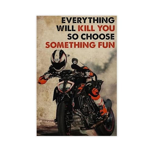 BAJHTGHG Poster auf Leinwand, Motiv "Everything Will Kill You", Wandkunstdruck, Bild, Gemälde, 20 x 30 cm BAJHTGHG Poster auf Leinwand, Motiv "Everything Will Kill You", Wandkunstdruck, Bild, Gemälde, 20 x 30 cm von BAJHTGHG