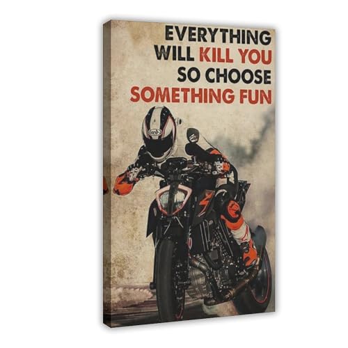 BAJHTGHG Poster auf Leinwand, Motiv "Everything Will Kill You", Wandkunstdruck, Bild, Gemälde, 20 x 30 cm BAJHTGHG Poster auf Leinwand, Motiv "Everything Will Kill You", Wandkunstdruck, Bild, Gemälde, 20 x 30 cm von BAJHTGHG