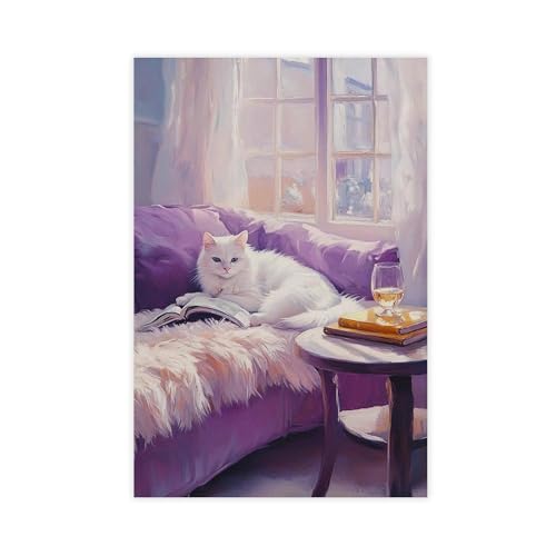 BAJHTGHG Wandposter "Cozy Reading Nook" auf Leinwand, Schlafzimmer, Dekoration, Landschaftsdekoration, Geschenk, 60 x 90 cm BAJHTGHG Wandposter "Cozy Reading Nook" auf Leinwand, Schlafzimmer, Dekoration, Landschaftsdekoration, Geschenk, 60 x 90 cm von BAJHTGHG