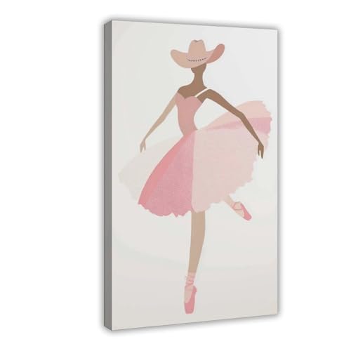 Cowgirl Ballerina Leinwandposter Wandkunstdruck, Bild, Gemälde, 20 x 30 cm Cowgirl Ballerina Leinwandposter Wandkunstdruck, Bild, Gemälde, 20 x 30 cm von BAJHTGHG