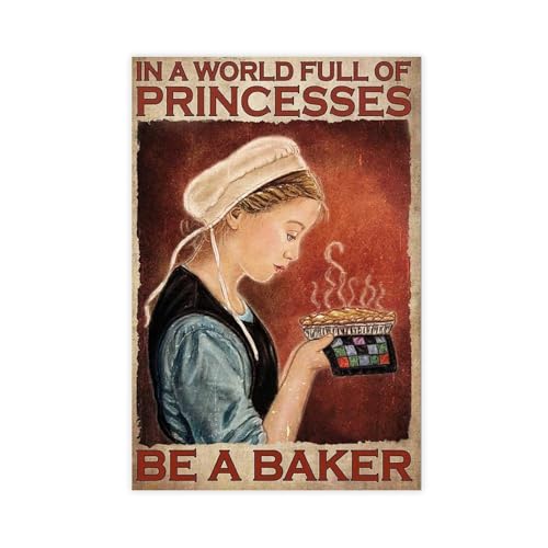 Leinwand-Poster, Motiv: Mädchen beim Backen, 60 x 90 cm Leinwand-Poster, Motiv: Mädchen beim Backen, 60 x 90 cm von BAJHTGHG