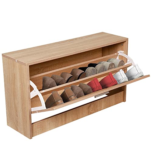 BAKAJI schuhschrank, Holz, Oak, 80x24x45 cm BAKAJI schuhschrank, Holz, Oak, 80x24x45 cm von BAKAJI