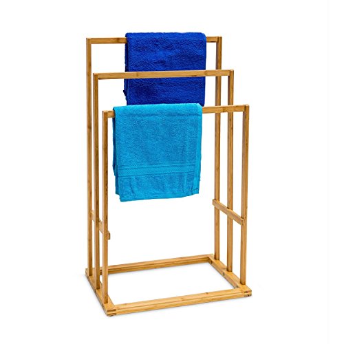 Bamboo lifetime EDCO-8711252484341-0060 Towel Rack, Braun von BAKAJI