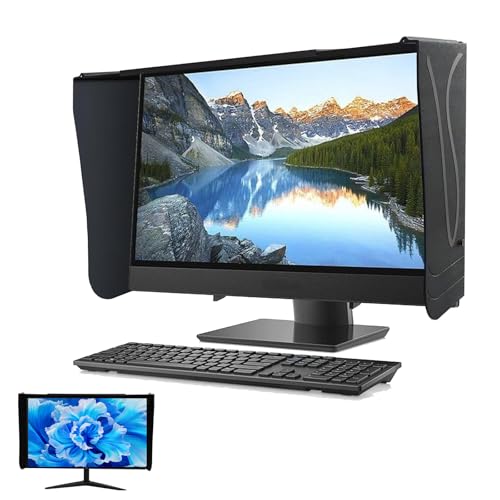Monitor Hauben Sonnenschutz, 17-27 Zoll verstellbarer Monitorhauben-Sonnenschutz, Monitor Sonnenschutz, allseitig abdeckende Display-Sonnenblende, Bietet Schutz Der Privatsphäre Monitor Hauben Sonnenschutz, 17-27 Zoll verstellbarer Monitorhauben-Sonnenschutz, Monitor Sonnenschutz, allseitig abdeckende Display-Sonnenblende, Bietet Schutz Der Privatsphäre von BAKENLON